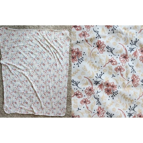 Tahari Baby Swaddle Blanket Soft Multiuse Polyester/Spandex Jersey Knit Floral - Picture 1 of 9